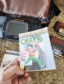 Complete Vintage Atari Lynx Travel System Set ** Tested and working properly