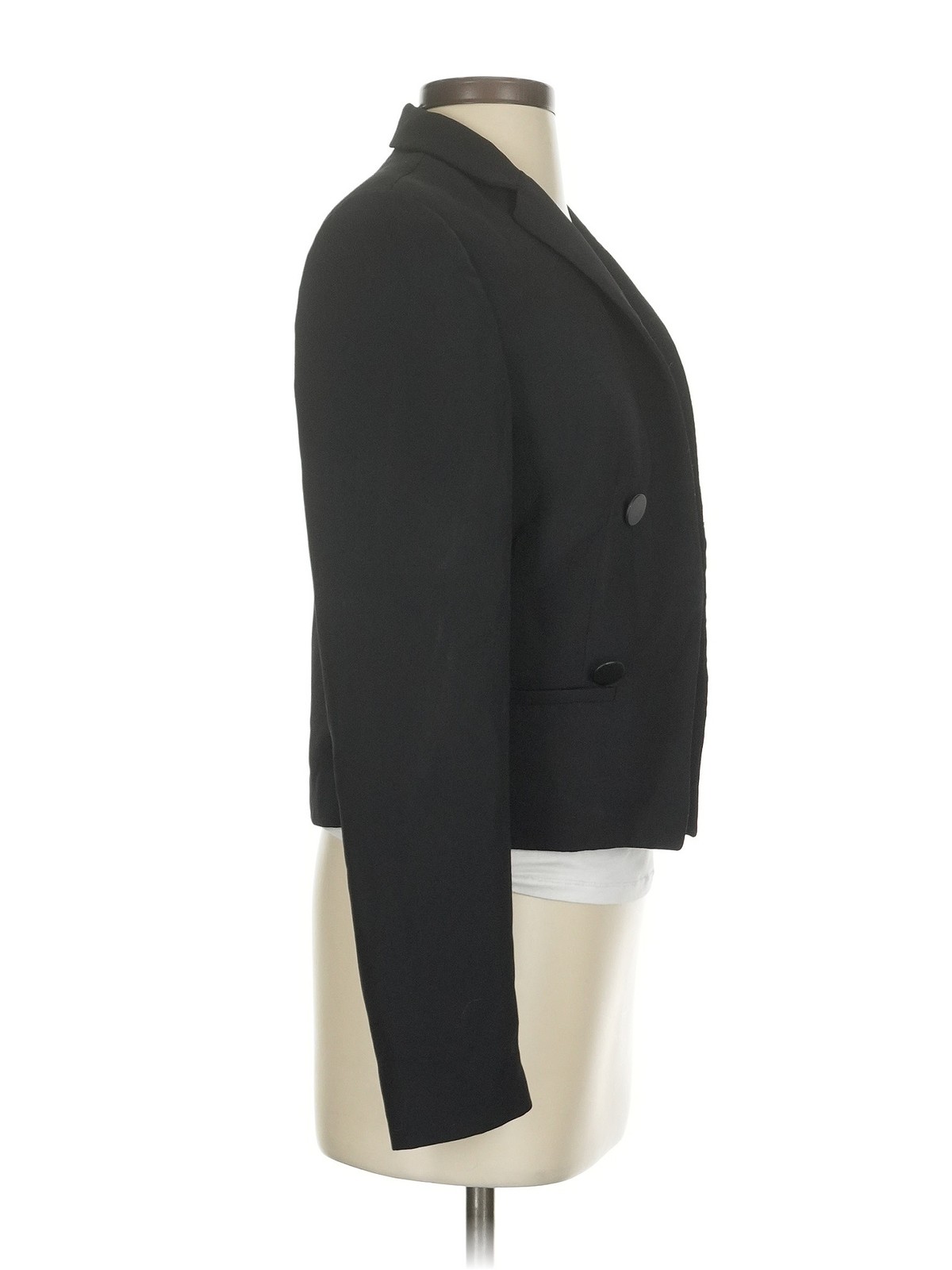 Mango Women Gray Blazer XS thumbnail 3