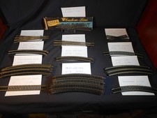 HO Scale Train Track Lot 49 pcs Curved Straight Turnouts Tyco Atlas Garnet
