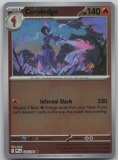Ceruledge 020/094 Uncommon Phantasmal Flames Pokemon Reverse Holo Near Mint