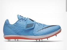 Nike Zoom HJ High Jump Elite Track Spikes Racer Blue 806561-400 Men's SZ 11