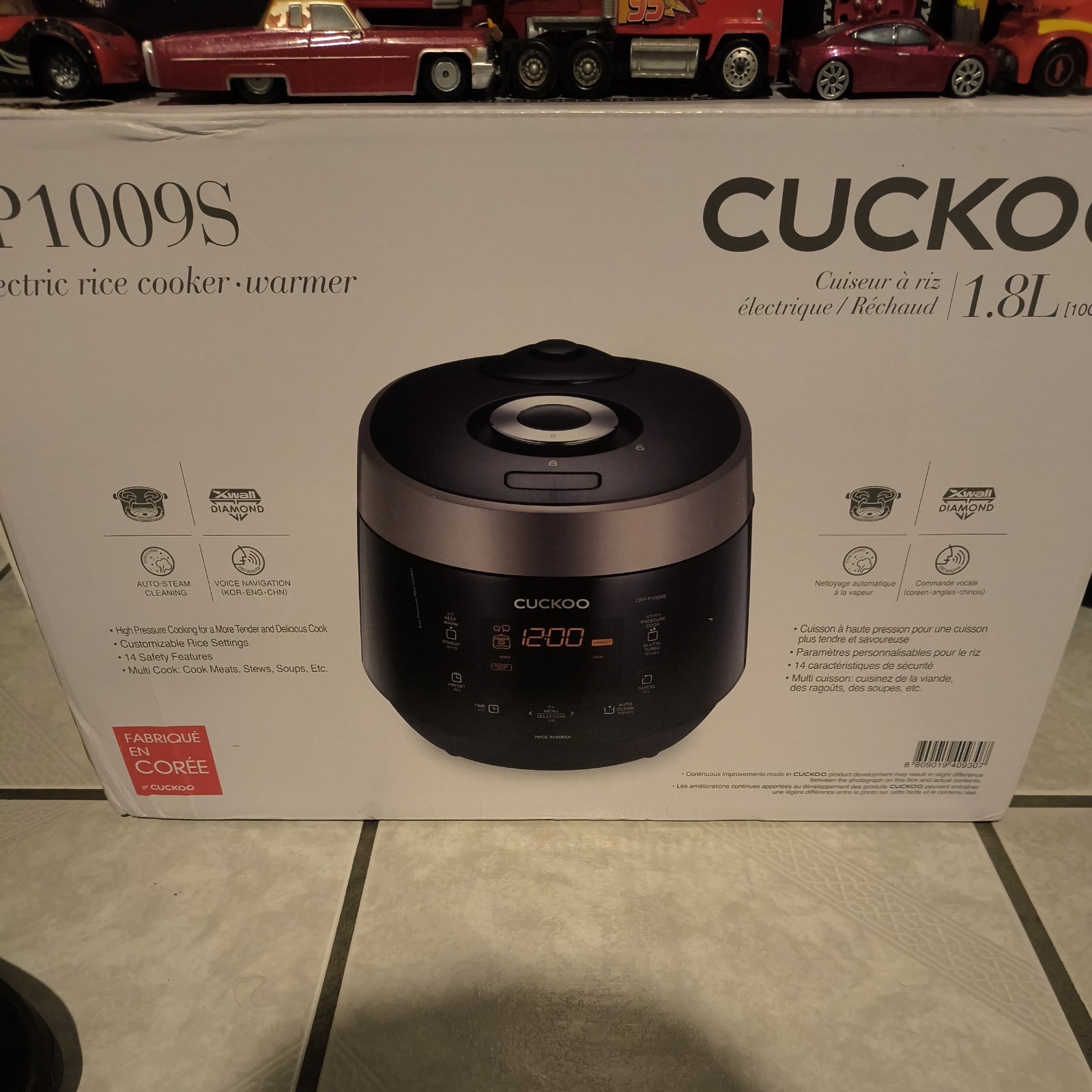 New CRP-P1009S 10-Cup (Uncooked) / 20-Cup (Cooked) Heating Pressure Rice Cooker