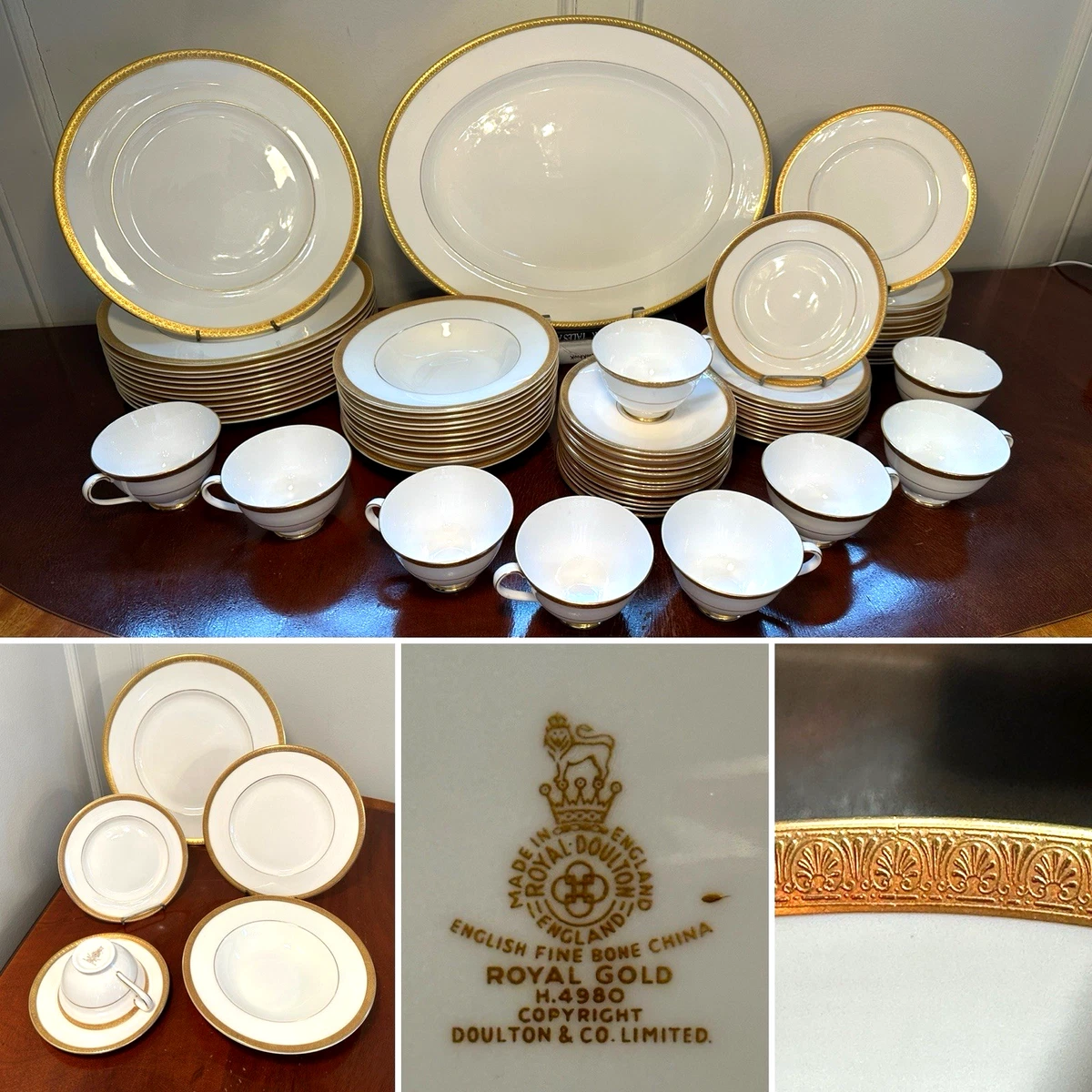 Royal Doulton Gold Dinnerware & Serveware for sale | eBay