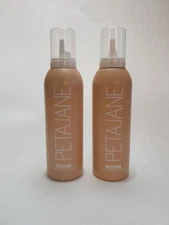  PETAJANE Light Tanning Mousse 7oz - Sunless Self-Tanner for a Natural-Pack of2