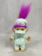 vintage Russ Troll doll dressed as a surgeon
