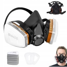 Maschera Respiratore Mezzo Viso Vernice Polvere Protezione Formaldeide