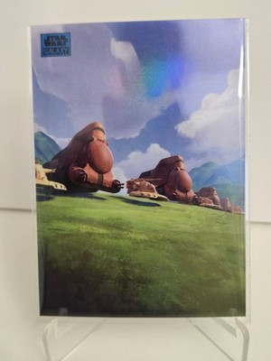 Topps 2024 Star Wars Galaxy / AN-2 / Blue Refractor /150 - Grass Plains