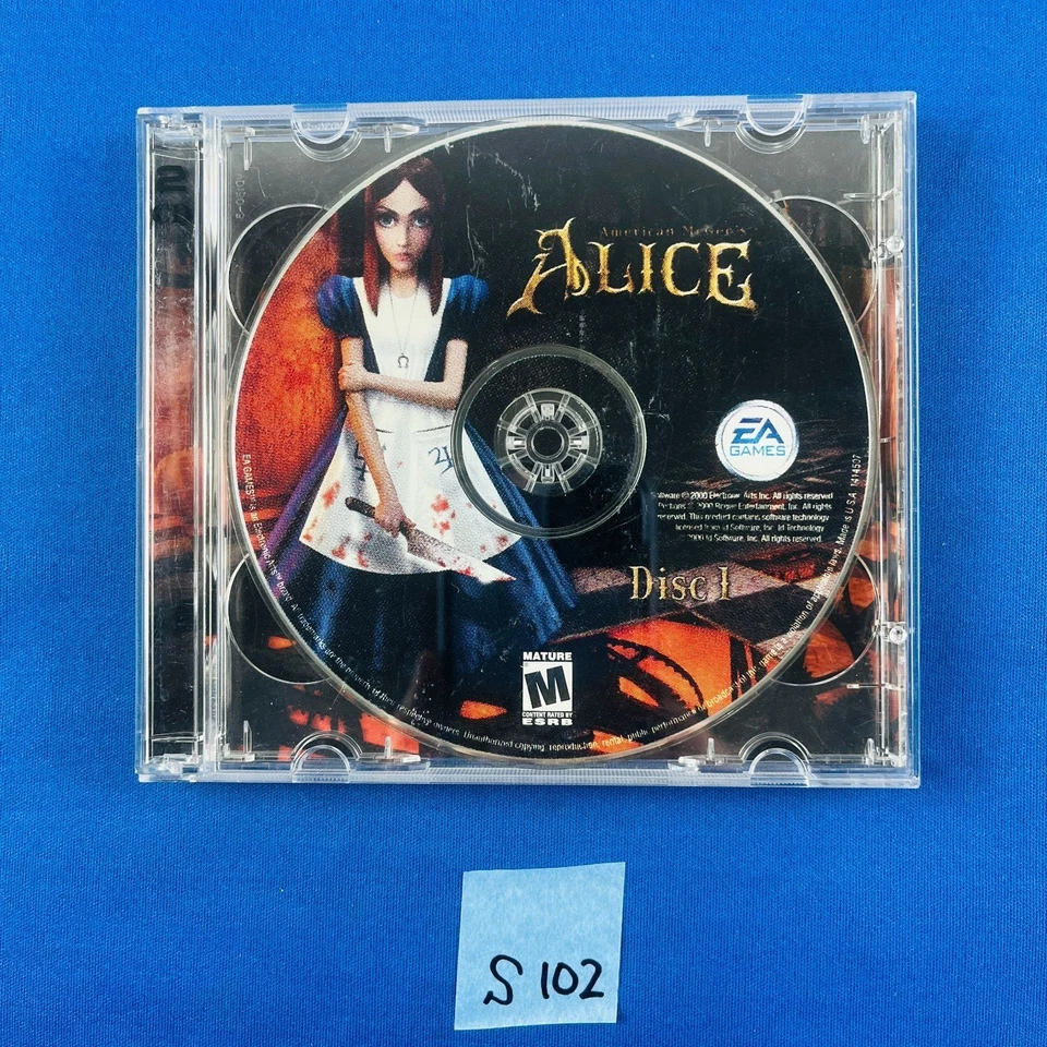◇S102 American McGee's Alice (PC: Windows, 2000) Only Disc Tested Work - Image 4 of 4