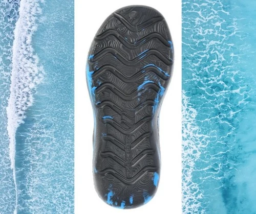 Rugged Shark Size 7 Toddler and Big Kids Slip on Water Sneakers Black/Blue NWT - Picture 2 of 22