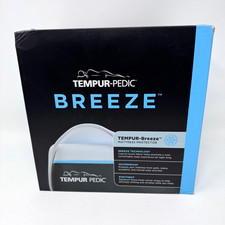 Tempur-pedic Tempur-Breeze Bianco QUEEN Protezione Materasso NUOVO