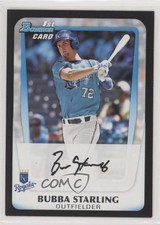 2011 Bowman Draft Prospects Bubba Starling #BDPP82 01w9