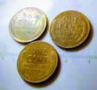2 1955 D 1 1956 D LINCOLN WHEAT HEAD PENNIES CIRCULATED. "MV5PC — photo 2