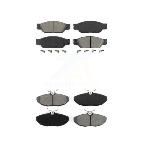 SIM KSM-100341 Brake Pad Sets 4-Wheel Set Front & Rear for Lincoln LS Ford 02-05 - Picture 1 of 2