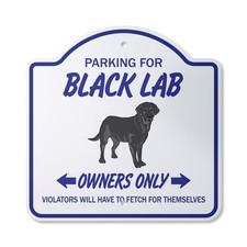 Black Lab Plastic Sign Labrador Retriever Dog Dog  s Groomer Hunting