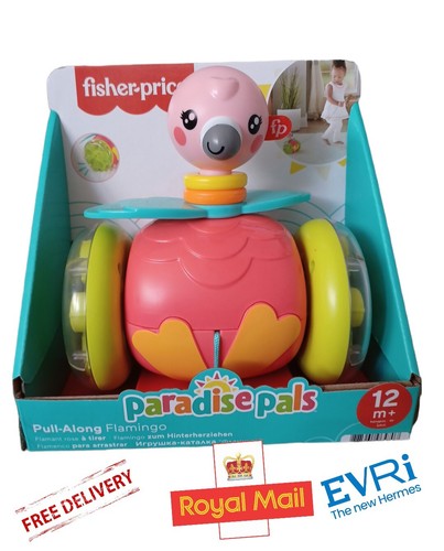 Fisher-Price Paradise Pals Pull-Along Flamingo Toy - 第 1/6 張圖片
