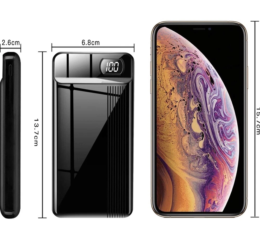 26800mAh High-Capacity Portable Power Bank for Fast Charging On-The-Go