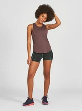 Janji Womens Repeat Merino Tech Tank Top in Huckleberry Red Size XS