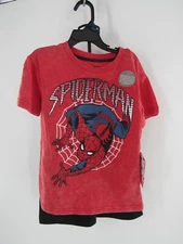 Red & Black Marvel SPIDERMAN Boy's SHORTS SET 2-Pc Size: 5 New With Tags