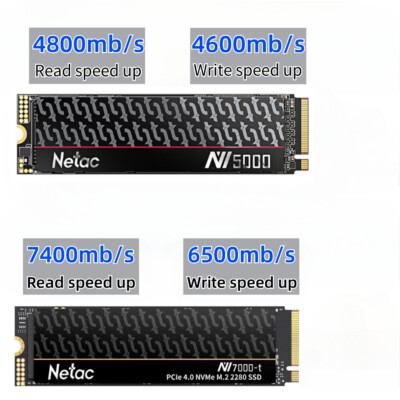 Netac 2TB 1TB 4TB M.2 PCIe4.0 NVMe SSD Internal Solid State Drive for PS5 lot