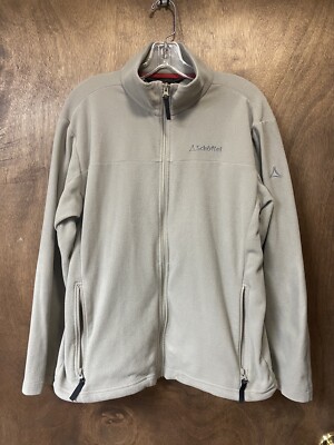 Schoffel Full Zip Fleece Size UK 42 Tan Long Sleeve