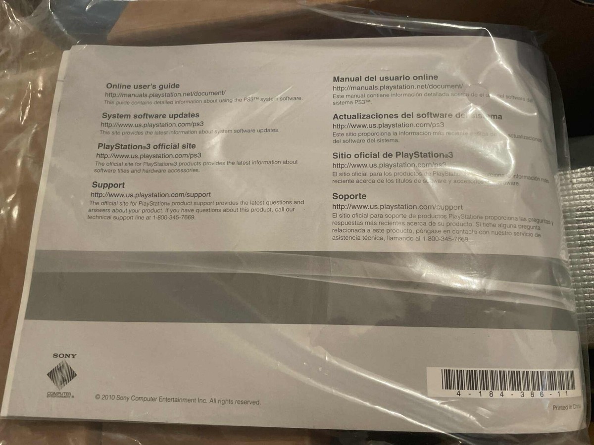 Sony PlayStation 3 PS3 MotorStorm Bundle 80GB Piano Black Console