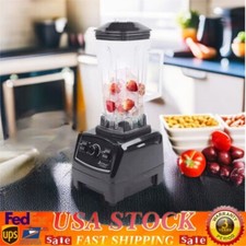 Heavy Duty Commercial Grade Countertop Blender with 8-Cup Glass Jar, Black 2200W