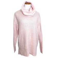 Sanctuary Pink Knit Oversized Turtleneck Sweater NWT Size XS