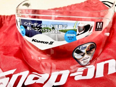 Snap-on x OGK Kabuto x Kamui II Full Face Helmet Black size:M 57