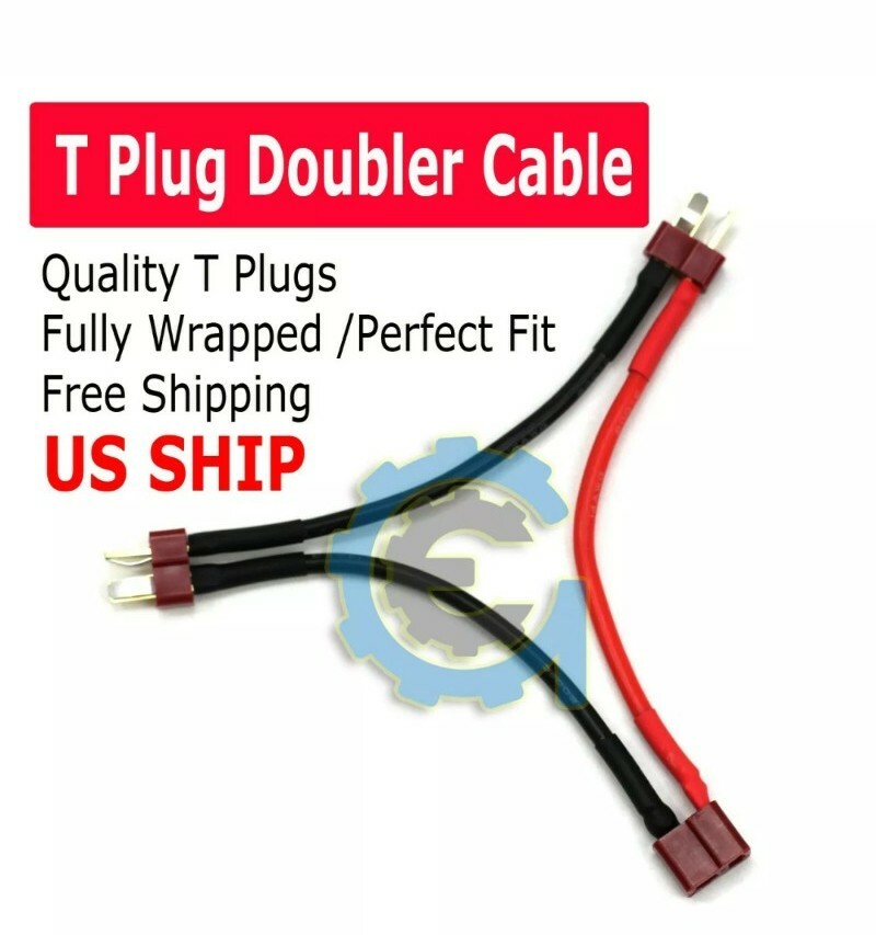 Dean TPlug Y Wire Harness TPlug Series Battery Connector Adapter Cable