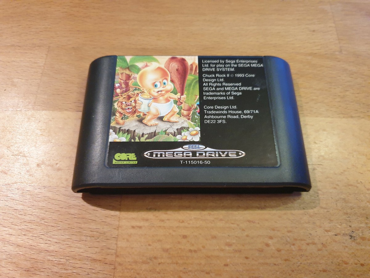 Chuck Rock II: Son of Chuck Sega Mega Drive MD | eBay