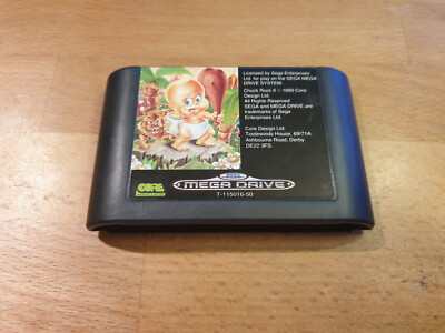 チャックロックII MD メガドライブ Chuck Rock II: Son of Chuck Sega Mega Drive MD | eBay