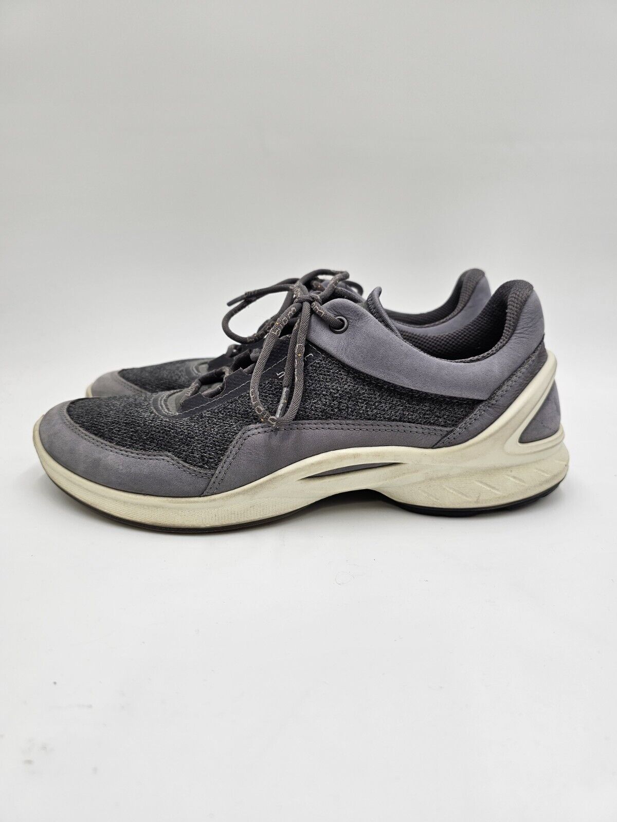 ECCO Biom Fjuel Gray Mesh Athletic Sneakers Shoes… - image 3