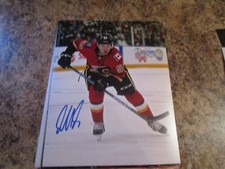 DILLON DUBE KELOWNA ROCKETS AUTOGRAPHED 8X10 MATTE PHOTO (BB) CALGARY FLAMES