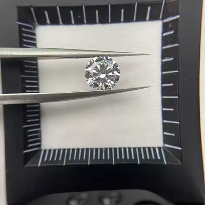 4 Ct Round Cut White Color Diamond Certified Natural D Grade VVS1 + 1Free Gift