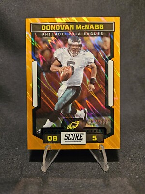 2023 Score Donavan McNabb Gold Refractor 22/565