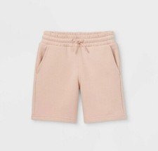 Kids' Knit Jogger Shorts Pick Your Size Cat Jack - Color Blush
