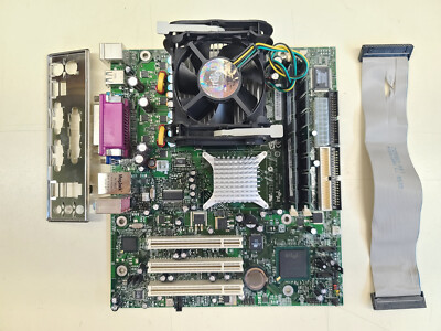 Intel D865GVHZ C72419-108 + Pentium 4 2.8GHz + 1GB + I/O Shield COMBO TESTED