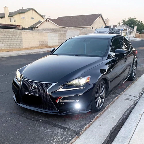 2x Direct Fit JDM Projector White LED Fog Light Kit For 14-16 Lexus IS F-Sport - Picture 3 of 4