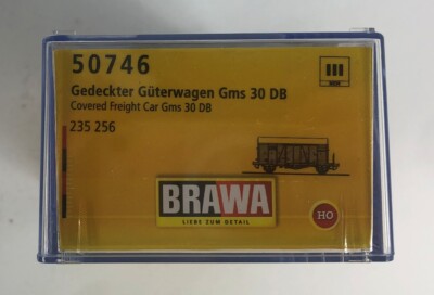 Brawa 50746 H0 Gedeckter Güterwagen Gms 30  235 256  Ep. IV DB