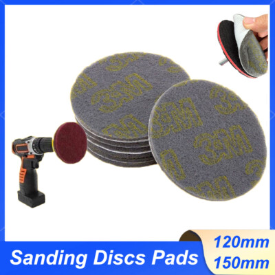 Sanding Discs Pads Sandpaper 120mm 150mm Orbital Hook and Loop Green Red Grey