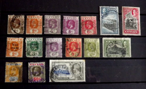KGV - Ceylon - collections of stamps - VGC - Picture 1 of 1