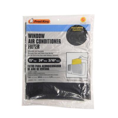 15 x 24 x 3/16 Air Conditioner Foam Filter - Efficient and Easy to Clean
