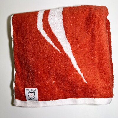 *EXTREMELY RARE* Okamiden Chibiterasu Bath Beach Pool Towel Okami Pattern
