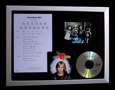 TOM PETTY American Girl GALLERY QUALITY CD LTD FRAMED DISPLAY+FAST GLOBAL SHIP