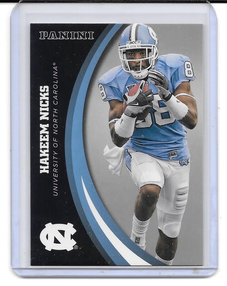 2016 Panini Collegiate Multi-Sport North Carolina Silver #39 Hakeem Nicks
