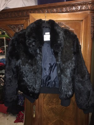 rabbit fur jacket ebay