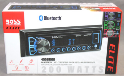Boss Audio Systems: Elite ~ 455BRGB ~ Bluetooth Car Stereo ~ New In Box