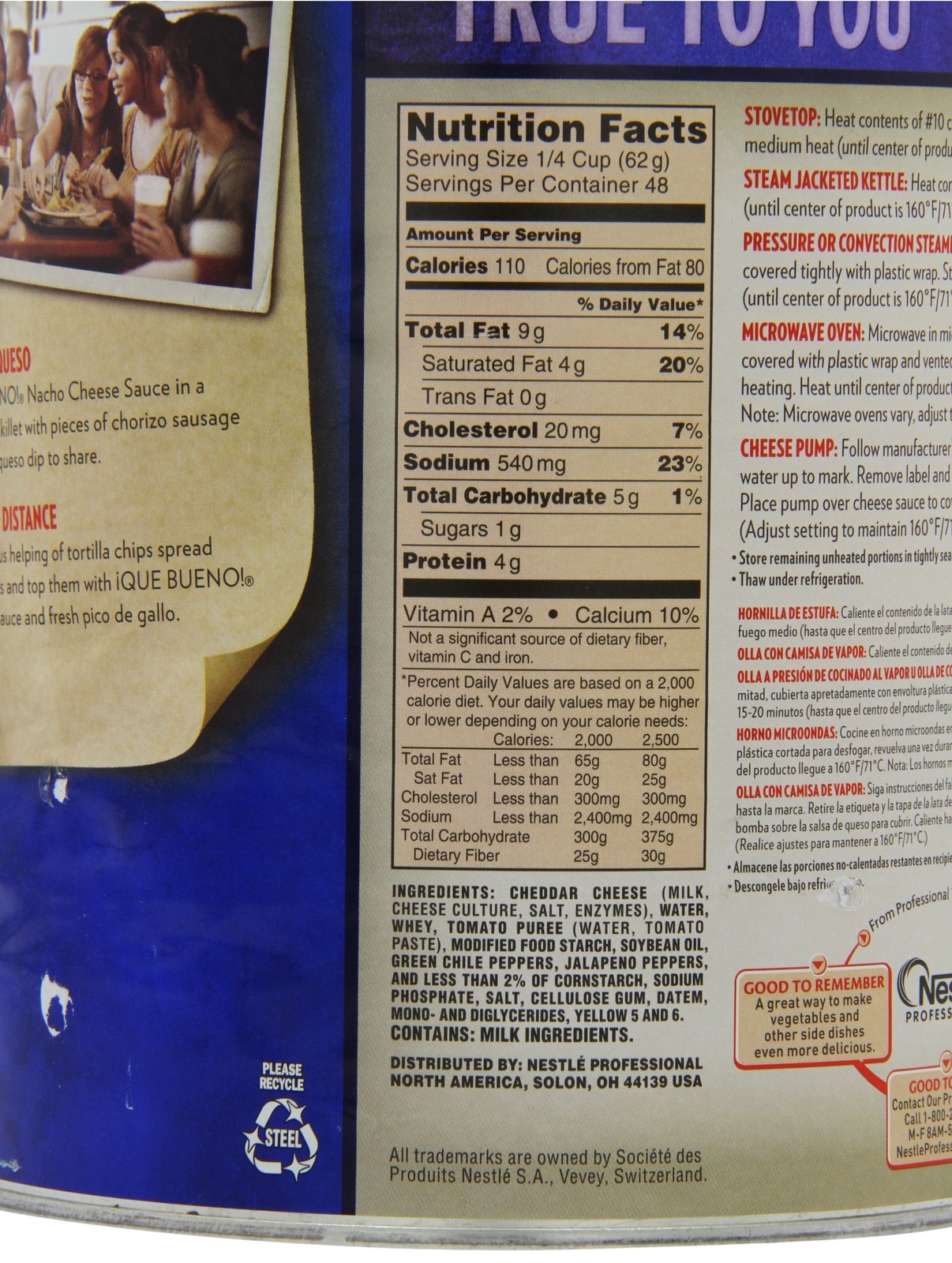 Ortega Que Bueno Nacho Cheese Sauce 6 Lb. 10 Oz. for sale online eBay