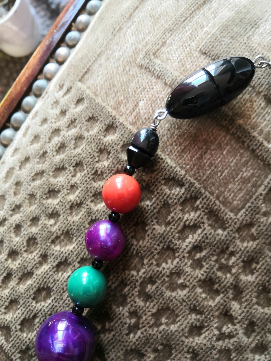 Collier Sautoir Angela Caputi Multicolore - Longueur Mi-longue - Neuf Sans Boîte