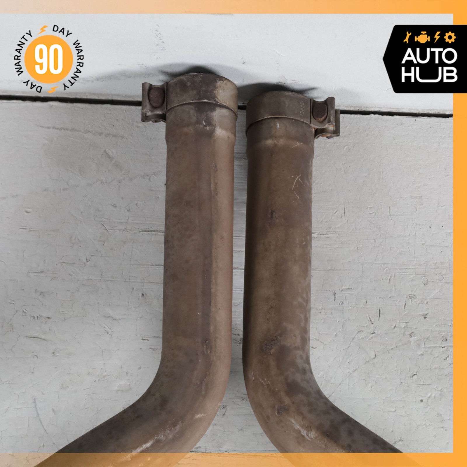 12-15 Bentley Continental GTC Exhaust Muffler Mufflers Right & Left Set OEM 71k
